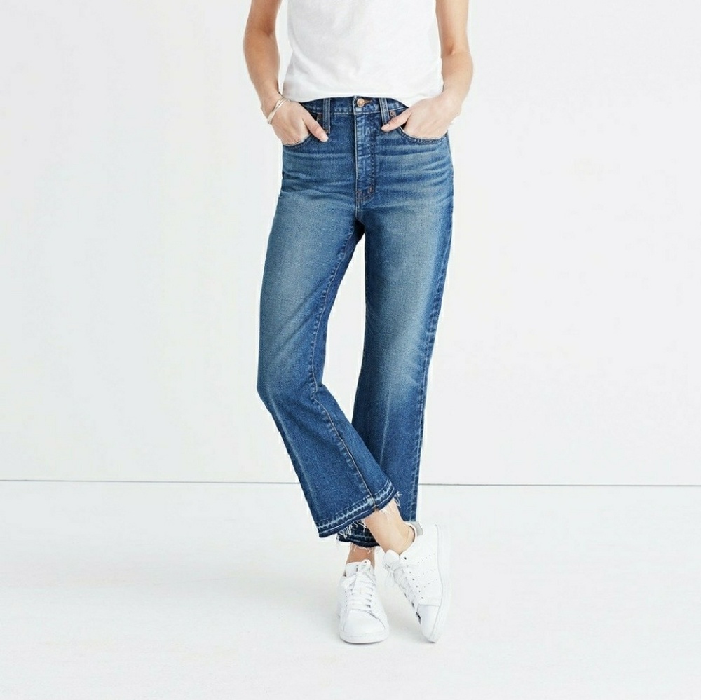 madewell retro crop boot cut Callahan wash 26